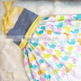 2017 New Arrive Littler Girls Easter Bunny Halter Dress Baby Kids Cute Holiday Clothing thumbnail-1