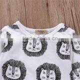 S60692B Baby Boy Girl Clothes Long Sleeve Rompers Toddler Coveralls Infant Jumpsuits Children Clothing Candy Print Summer Romper thumbnail-3