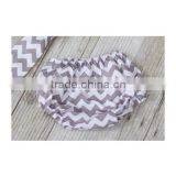 2014 Hot Sale!So Cute Baby Diaper Covers Cotton Chevron Baby Bloomers Wholesale Baby Chevron Cotton Bloomers With Ruffles thumbnail-1