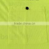 Mens Two-tone Flourescent AS/NZS High Visibility Reflective Chinastar Safety Polo Shirt thumbnail-6