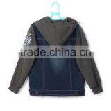 Embroidery Patch Bomber Fancy Denim Children Winter Jeans Jacket thumbnail-2