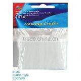 D&D White Curtain Tape 5.0cm/3m With Customers' Logo thumbnail-1