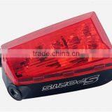 Laser Beams Bike Bicycle Laser Tail Light Rechargeable 5 LED Cycling Rear Light Waterproof Bike Taillight Tail Lamp thumbnail-1