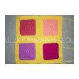 Softer Multi - Colors Handmade Crochet Blankets , Dobby Crochet Easy Baby Blanket