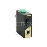 1 Port Industrial Ethernet Switch , 1 Megabit TX and 1 Megabit FX Unmanaged Network Switch
