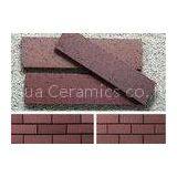Red Artificial Brick Siding , Brick Facade Exterior High Strength