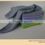 Competitive New Arrival Hot Sale Bamboo Cotton Square Hand Towel