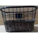 Rattan Bike Basket Wholesale Factory Supply