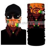 Cool Neck Gaiter Multifunctional Joker Tube Scarf Skull Smoke Face Mask Bandana thumbnail-2