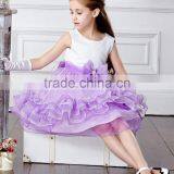 Butterfly Tie Kids Lavender Crochet Dress Girl Wedding Dress thumbnail-6