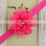 High Quality Children Headdress Draped Chiffon Pearl Hair Band Girl Headbands thumbnail-5