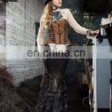 Steampunk Postapocalyptic Style Maxi Mermaid Skirt thumbnail-4
