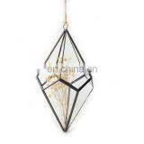 Terrarium Geometric Glass Terrarium Wholesale Rhombus With Ring thumbnail-2