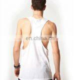 T-MV502 Mans Light Grey Gym Wear Modal Stringer Tank Top thumbnail-5
