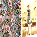 Knitted Polyester Double Colors Jacquard Dress Fabric Manufacturers