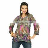 Designer Fashion Printed Sexiest Women Tops and Blouses 2017 thumbnail-1