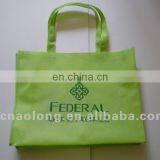 Full Color Customized Logo Printed Nonwoven Shopping Bag With Handle