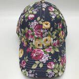 Korean Leisure All-match Flower Cloth Printed Flat Hat Hip-hop Duck Tongue Tide Sun Baseball Hats Special thumbnail-1