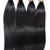 14inches-20inches Curly Human Hair Wigs Reusable Wash Natural Black 100g Human Hair
