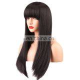 Human Hair Full Lace Wigs With Bangs Glueless Lace Wig thumbnail-3