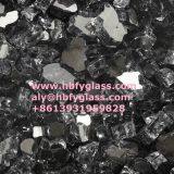 Crushed Tempered Reflective Glass for Barbecue and House Heater thumbnail-1