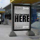 China Supplier Stainless Steel or Steel Bus Stop Shelter Welding Works thumbnail-1