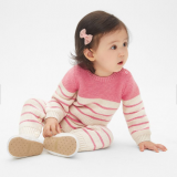 100% Super Soft Organic Cotton Jersey Baby Jumpsuit, Children's Cotton Pajamas in Stock thumbnail-3