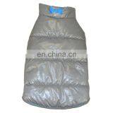 12" Silver Blank Winter Pet Apparel Coat Dog Clothes Pet Accessories thumbnail-1