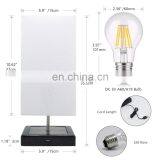 Drop Shipping Retail DC5V Touch LED Vintage Table Lamps USB Charge Port Night Lighting for Bedroom Children Room thumbnail-3