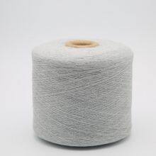 Ne6s/1 White /gray/black Dyed Open End Recycled Cotton Polyester Blended Yarn for Knitting Gloves thumbnail-3