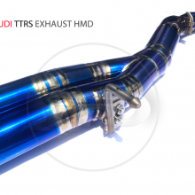 Titanium Alloy Exhaust Pipe Manifold Downpipe is Suitable for Audi TTRS Auto Modification Electronic Valve Whatsapp008613189999301 thumbnail-3