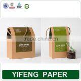 Custom Black Strip Printed Laminated Kraft Paper Custom Chocolate Gift Bags With Twisted Handle thumbnail-2