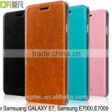 MOFi 5.5 Inch Smartphone Case for Samsung GALAXY E7, Leather Flip Case Cover for Samsung Galaxy E7 E700 thumbnail-1