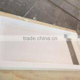 Cultured Marble Shower Pan With Stainless Steel Drain Cover, Shower Base, Shower Tray thumbnail-3