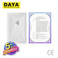 Waterproof Under Polymarble Shower Base Bathroom Solid Surface Shower Tray Waste thumbnail-3