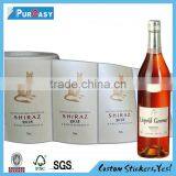 Custom Die Cut Adhesive Kraft Paper Wine Bottle Sticky Label                        
                                                Quality Choice