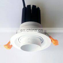 Hotel Home Engineering Cob Accessed Spotlight High Quality Anti-glare Modern Simple Installation Black Dimmable Led Downlight thumbnail-2