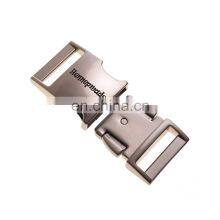 Wholesale Metal And Plastic Quick Side Release Metal Buckle With Lock 38Mm Adjust Belt Buckle For Dog Collar thumbnail-2