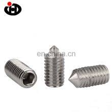 High Quality Stainless Steel GB78 Hex Socket Cone Point Screw thumbnail-4