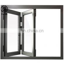 Aluminium Tempered Glass Bifolding Windows Horizontal Folding Local Window Aluminium Bifold Window Balcony Window thumbnail-4