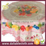 Fruit Outdoor Decorat Printed PVC Transparent Tablecloth --Red