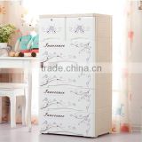 Bedroom China flower simple design cloth cupboard