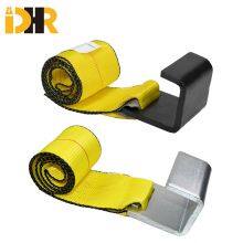 2 Inch Winch Strap With Wire Hook / Flat Hook / D - Ring / Chain Anchor thumbnail-5
