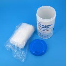Non-woven 75% Alcohol Antibacterial Canned Wet Wipes for Personal Cleansing Moisturizing Hand thumbnail-4