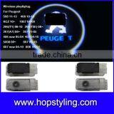 2015 Best Selling Car LED Light for Peugeot 206 307 408 Logo Door Light LED Car Welcome Ghost Shadow Light