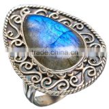 LABRADORITE 925 STERLING SILVER RING ,925 STERLING SILVER JEWELRY WHOLE SALE,JEWELRY EXPORTER