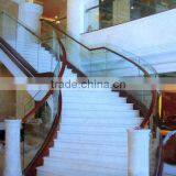 Popular Beautiful Pure White Artificial Stone Hall Stair thumbnail-2