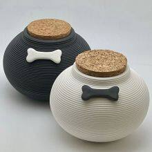 Black Cat Urn for Ashes Wholesale Durable Ceramic Tribute