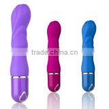 Blue Insertable Vibrator CE&RoHS Healthy Soft Silicone Waterproof Vagina Vibrator Sex Toy for Woman thumbnail-5