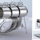 New Coffee Cups Set Tea Mugs Set Double Wall Stainless Steel Tumbler Wholesale With Handle thumbnail-4